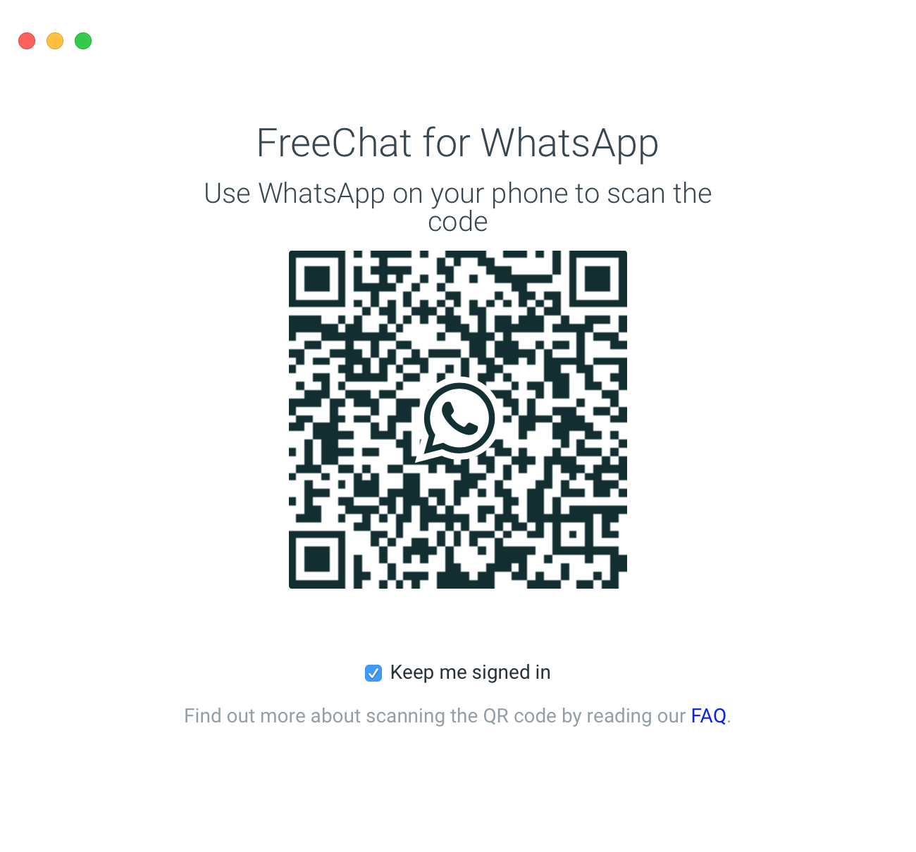 free chat for whatsapp app mac
